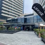 Entrance to ARKHE fitness and wellness club in Dubai Marina